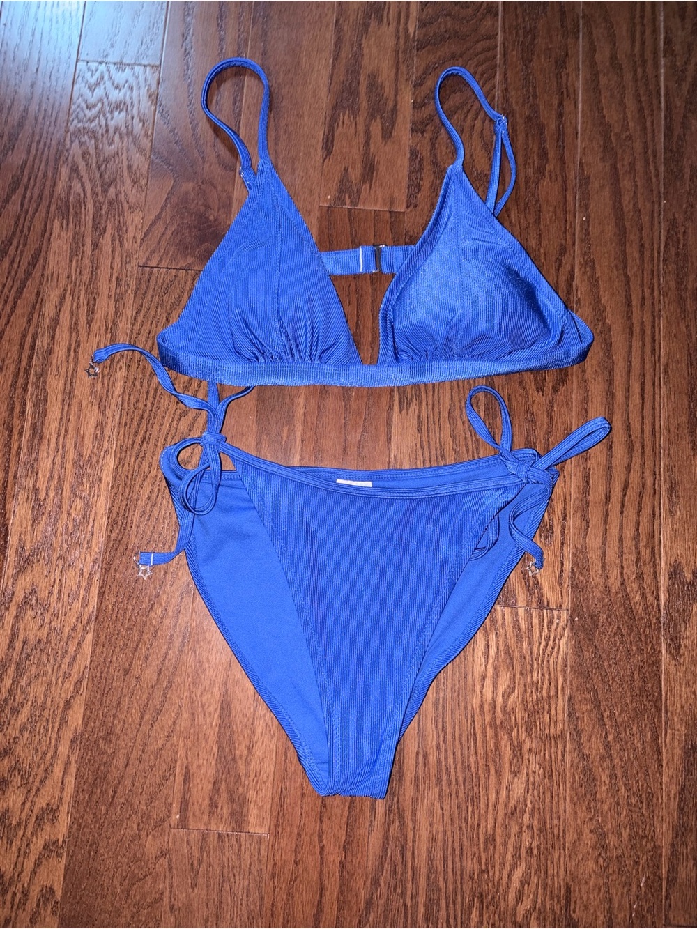 wild fable Electric Blue Bikini Top & bottom